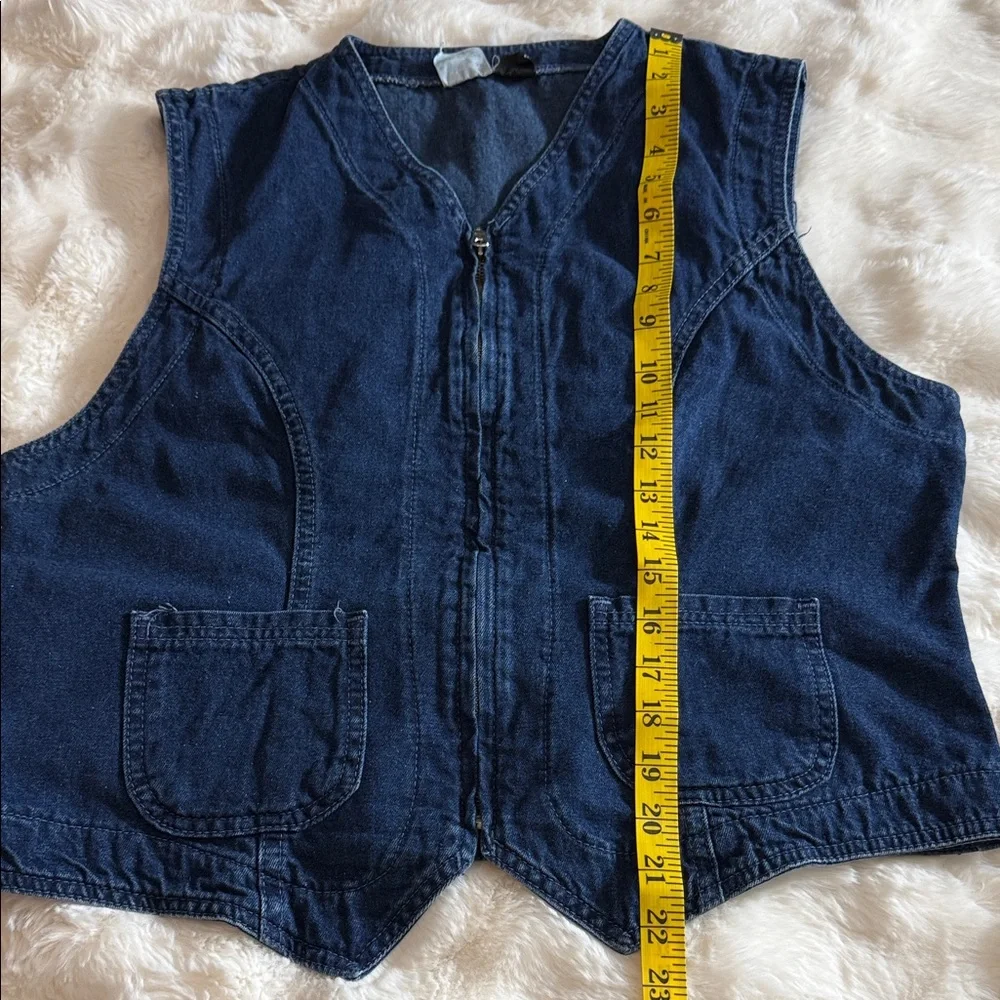 Vintage Riveted Lee Denim Vest